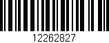Código de barras (EAN, GTIN, SKU, ISBN): '12262827'