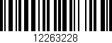 Código de barras (EAN, GTIN, SKU, ISBN): '12263228'