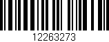 Código de barras (EAN, GTIN, SKU, ISBN): '12263273'