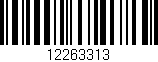Código de barras (EAN, GTIN, SKU, ISBN): '12263313'