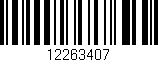 Código de barras (EAN, GTIN, SKU, ISBN): '12263407'