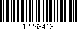Código de barras (EAN, GTIN, SKU, ISBN): '12263413'