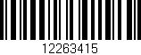Código de barras (EAN, GTIN, SKU, ISBN): '12263415'