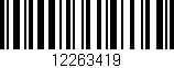 Código de barras (EAN, GTIN, SKU, ISBN): '12263419'