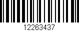 Código de barras (EAN, GTIN, SKU, ISBN): '12263437'