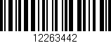 Código de barras (EAN, GTIN, SKU, ISBN): '12263442'