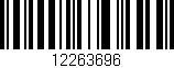 Código de barras (EAN, GTIN, SKU, ISBN): '12263696'