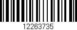 Código de barras (EAN, GTIN, SKU, ISBN): '12263735'