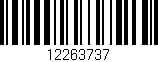 Código de barras (EAN, GTIN, SKU, ISBN): '12263737'