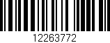 Código de barras (EAN, GTIN, SKU, ISBN): '12263772'