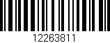 Código de barras (EAN, GTIN, SKU, ISBN): '12263811'