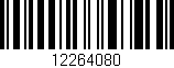 Código de barras (EAN, GTIN, SKU, ISBN): '12264080'