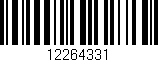 Código de barras (EAN, GTIN, SKU, ISBN): '12264331'