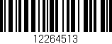 Código de barras (EAN, GTIN, SKU, ISBN): '12264513'