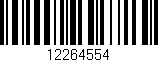 Código de barras (EAN, GTIN, SKU, ISBN): '12264554'