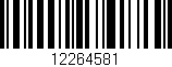 Código de barras (EAN, GTIN, SKU, ISBN): '12264581'