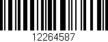 Código de barras (EAN, GTIN, SKU, ISBN): '12264587'