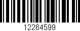 Código de barras (EAN, GTIN, SKU, ISBN): '12264599'