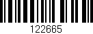 Código de barras (EAN, GTIN, SKU, ISBN): '122665'