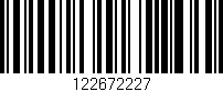 Código de barras (EAN, GTIN, SKU, ISBN): '122672227'