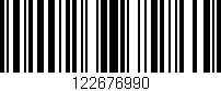 Código de barras (EAN, GTIN, SKU, ISBN): '122676990'