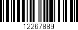 Código de barras (EAN, GTIN, SKU, ISBN): '12267889'