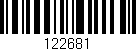 Código de barras (EAN, GTIN, SKU, ISBN): '122681'