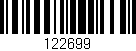 Código de barras (EAN, GTIN, SKU, ISBN): '122699'