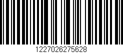 Código de barras (EAN, GTIN, SKU, ISBN): '1227026275628'