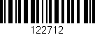Código de barras (EAN, GTIN, SKU, ISBN): '122712'