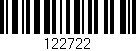 Código de barras (EAN, GTIN, SKU, ISBN): '122722'