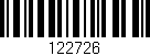 Código de barras (EAN, GTIN, SKU, ISBN): '122726'