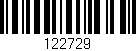 Código de barras (EAN, GTIN, SKU, ISBN): '122729'