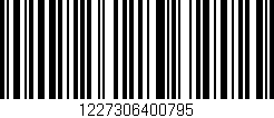 Código de barras (EAN, GTIN, SKU, ISBN): '1227306400795'
