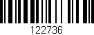 Código de barras (EAN, GTIN, SKU, ISBN): '122736'