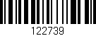 Código de barras (EAN, GTIN, SKU, ISBN): '122739'