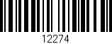 Código de barras (EAN, GTIN, SKU, ISBN): '12274'