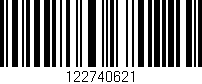 Código de barras (EAN, GTIN, SKU, ISBN): '122740621'