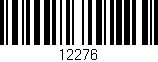 Código de barras (EAN, GTIN, SKU, ISBN): '12276'