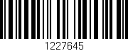 Código de barras (EAN, GTIN, SKU, ISBN): '1227645'