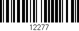 Código de barras (EAN, GTIN, SKU, ISBN): '12277'