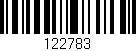 Código de barras (EAN, GTIN, SKU, ISBN): '122783'