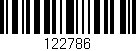 Código de barras (EAN, GTIN, SKU, ISBN): '122786'