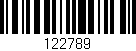 Código de barras (EAN, GTIN, SKU, ISBN): '122789'