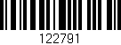 Código de barras (EAN, GTIN, SKU, ISBN): '122791'