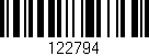 Código de barras (EAN, GTIN, SKU, ISBN): '122794'