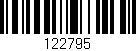 Código de barras (EAN, GTIN, SKU, ISBN): '122795'