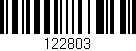 Código de barras (EAN, GTIN, SKU, ISBN): '122803'