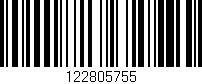Código de barras (EAN, GTIN, SKU, ISBN): '122805755'
