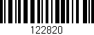 Código de barras (EAN, GTIN, SKU, ISBN): '122820'